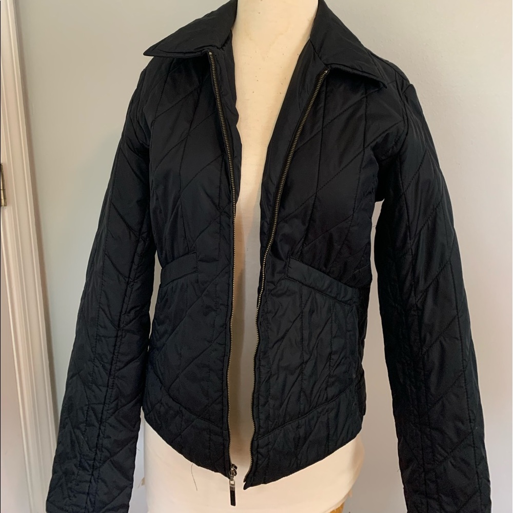 Black Tommy Hilfiger puffer coat